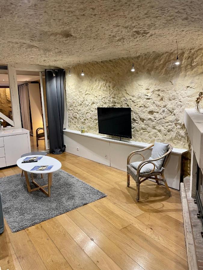 Troglodyte Du Petit Coteau Lejlighed Vouvray Eksteriør billede