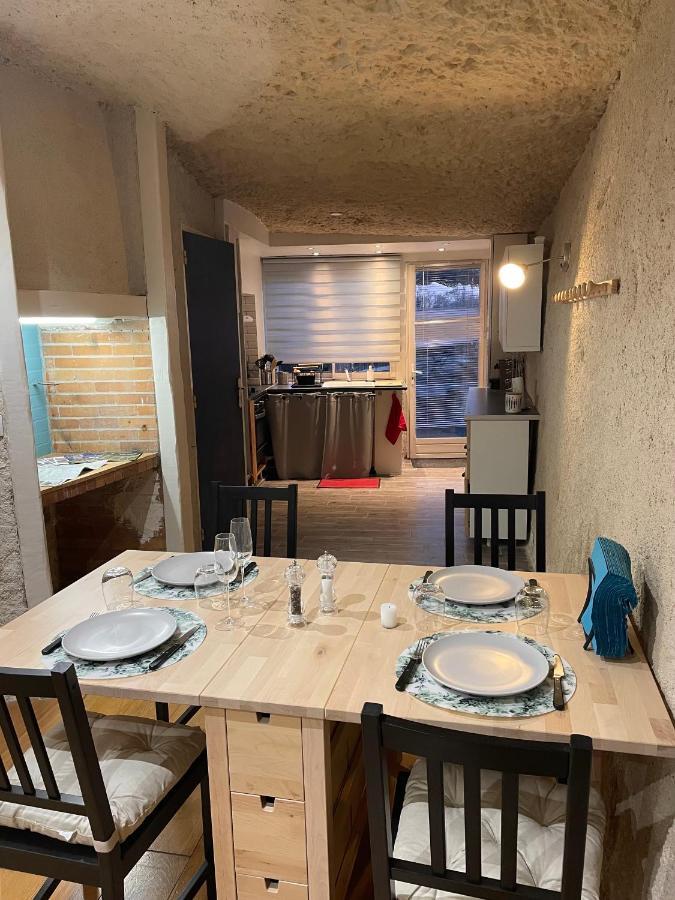 Troglodyte Du Petit Coteau Lejlighed Vouvray Eksteriør billede